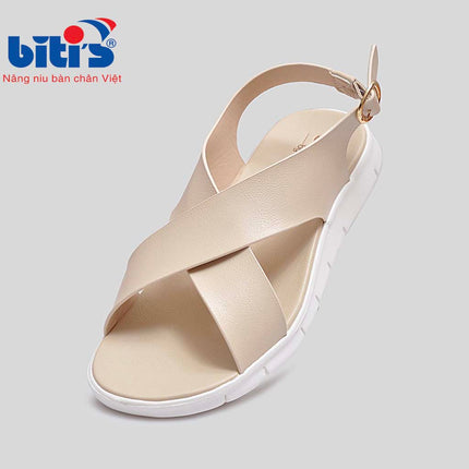 Dép Sandal Biti's Êmbrace Nữ Màu Kem Lợt BEW003100KEL