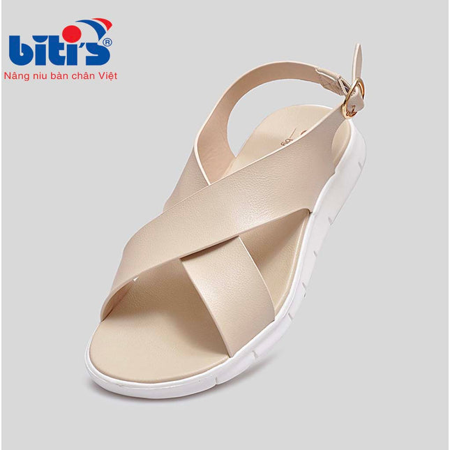 Dép Sandal Biti's Êmbrace Nữ Màu Kem Lợt BEW003100KEL