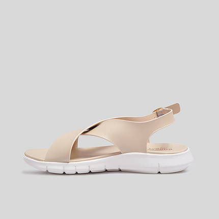 Dép Sandal Biti's Êmbrace Nữ Màu Kem Lợt BEW003100KEL