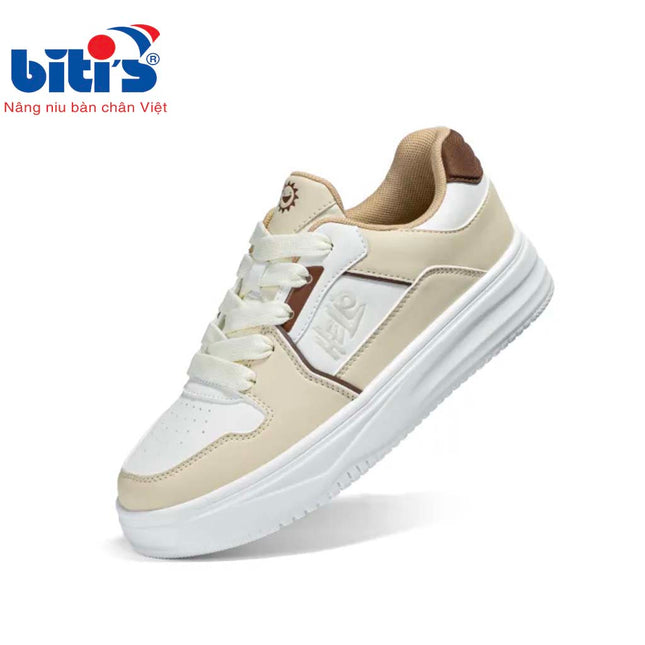 Giày Thể Thao Biti's Helio Teen Nam Nữ Màu Kem BSG009700KEM