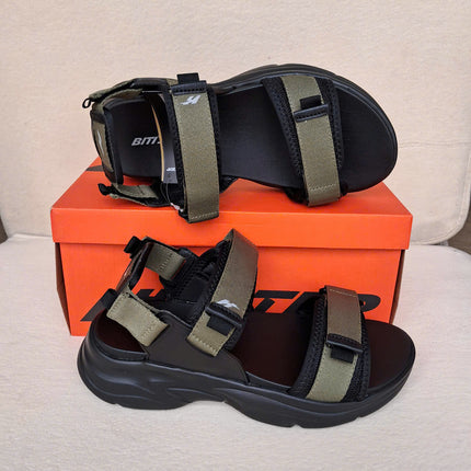 Dép Sandal Nam Biti’s Hunter 2025 Thế Hệ Mới HEM001300REU ( Rêu )