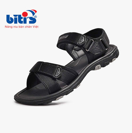 Dép Sandal Si Cao Su Nam Biti's BRM000900DEN ( Đen )