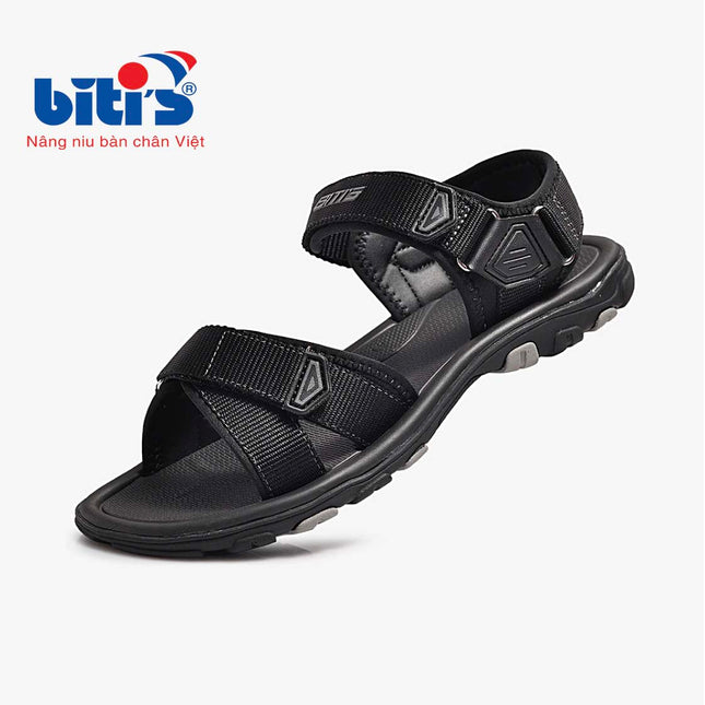 Dép Sandal Si Cao Su Nam Biti's BRM000900DEN ( Đen )