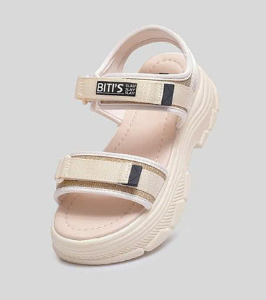 Dép Sandal Biti's Nữ Tăng Chiều Cao 6cm BPW004300KEM ( Kem )