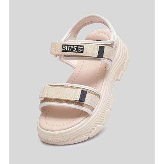 Dép Sandal Biti's Nữ Tăng Chiều Cao 6cm BPW004300KEM ( Kem )