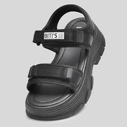 Dép Sandal Biti's Nữ Tăng Chiều Cao 6cm BPW004300DEN ( Đen )