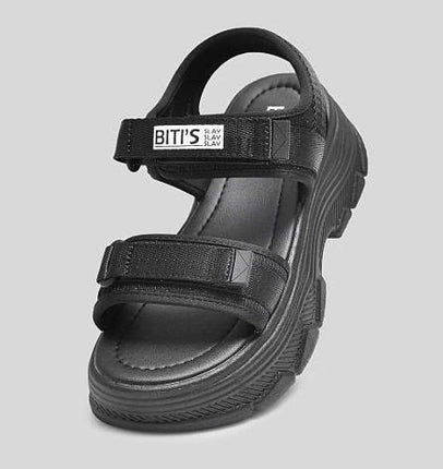 Dép Sandal Biti's Nữ Tăng Chiều Cao 6cm BPW004300DEN ( Đen )