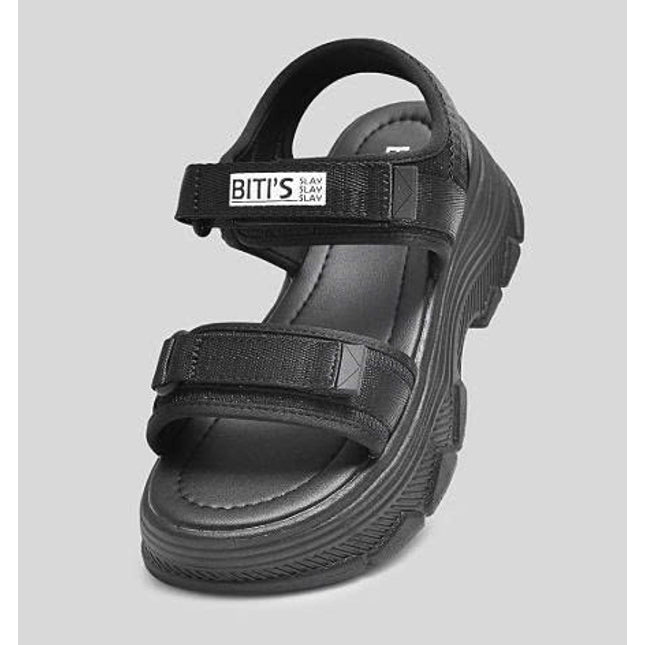 Dép Sandal Biti's Nữ Tăng Chiều Cao 6cm BPW004300DEN ( Đen )