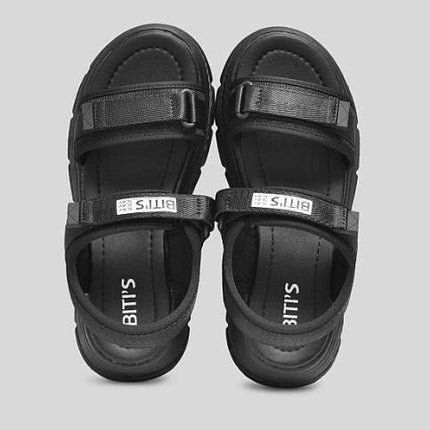 Dép Sandal Biti's Nữ Tăng Chiều Cao 6cm BPW004300DEN ( Đen )