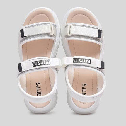 Dép Sandal Biti's Nữ Tăng Chiều Cao 6cm BPW004300TRG ( Trắng )