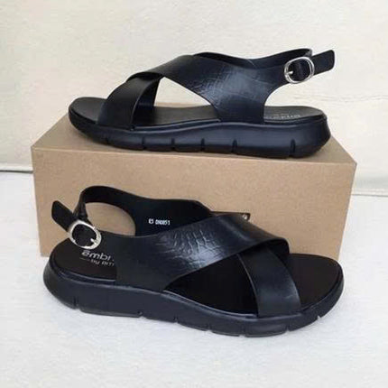 Dép Sandal Biti's Êmbrace Nữ Màu Đen BEW003100DEF