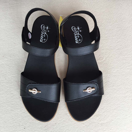 Dép Sandal Si - PU Nữ Biti's BRW000100DEN (Đen)