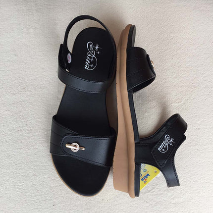 Dép Sandal Si - PU Nữ Biti's BRW000100DEN (Đen)