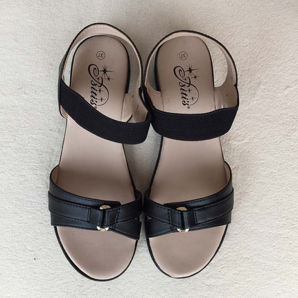 Dép Sandal Si - PU Nữ Biti's BTW000288DEN (Đen)