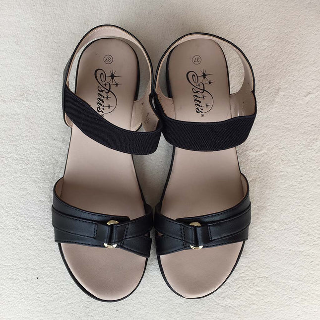 Dép Sandal Si - PU Nữ Biti's BTW000288DEN (Đen)