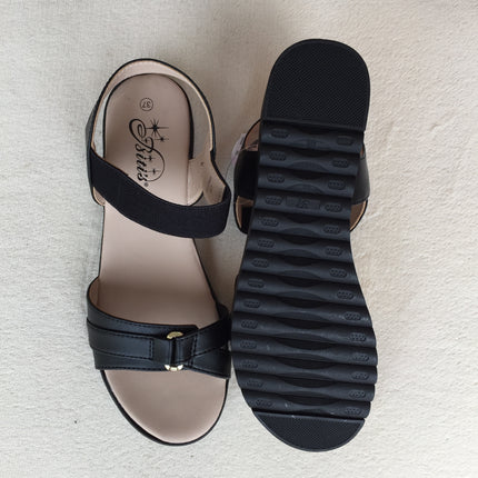 Dép Sandal Si - PU Nữ Biti's BTW000288DEN (Đen)