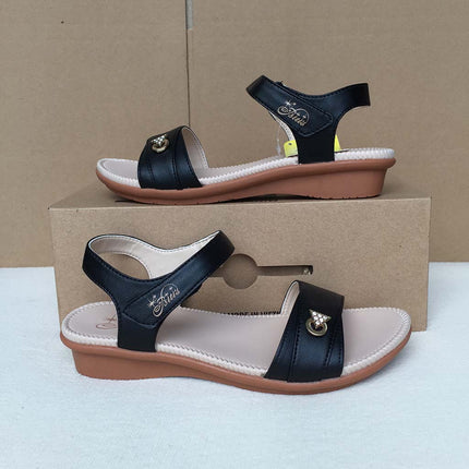 Dép Sandal Si - PU Nữ Biti's DRW014900DEN (Đen)