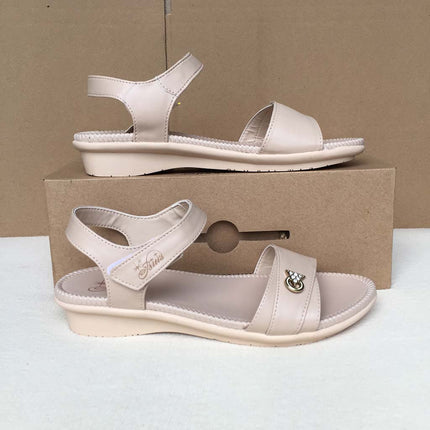 Dép Sandal Si - PU Nữ Biti's DRW014900KEM (Kem)