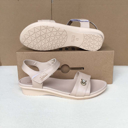 Dép Sandal Si - PU Nữ Biti's DRW014900KEM (Kem)