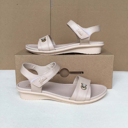 Dép Sandal Si - PU Nữ Biti's DRW014900KEM (Kem)