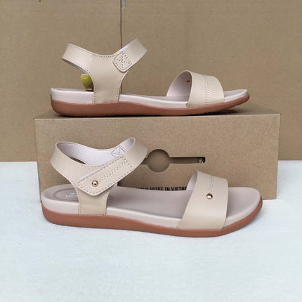 Dép Sandal Si - PU Nữ Biti's DRW015100KEM (Kem)