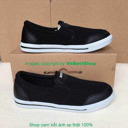 Giày Lười Thể Thao Nam Biti's DSM074500DEN (Đen)