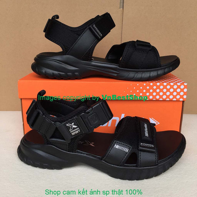 Dép Sandal Nam - Nữ Bitis Hunter HEM000300DEN/HEW000300DEN (Đen)