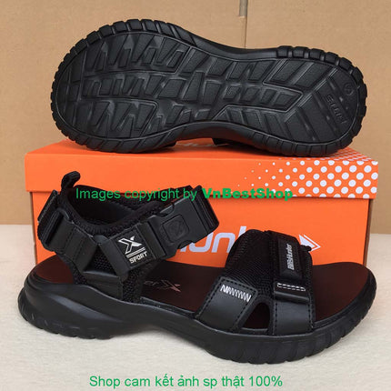 Dép Sandal Nam - Nữ Bitis Hunter HEM000300DEN/HEW000300DEN (Đen)