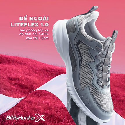 Giày Thể Thao Nam Biti's Hunter X Wavy Collection HSM001400XAM (Xám)